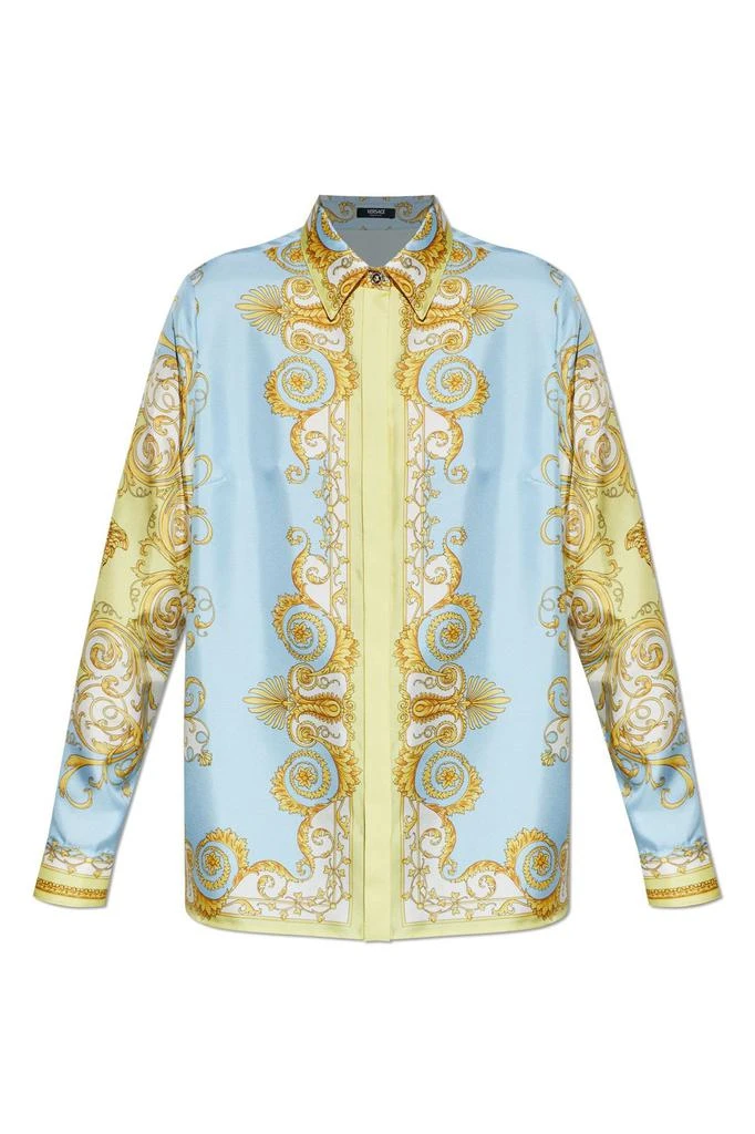 Versace Versace Pattern-Printed Long-Sleeved Shirt 1