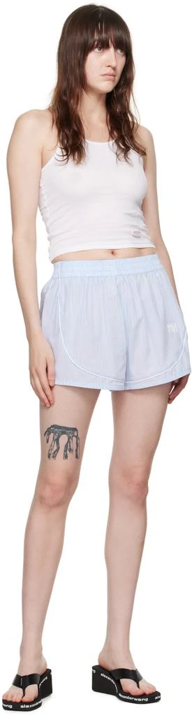 Alexander Wang Blue Track Shorts 4