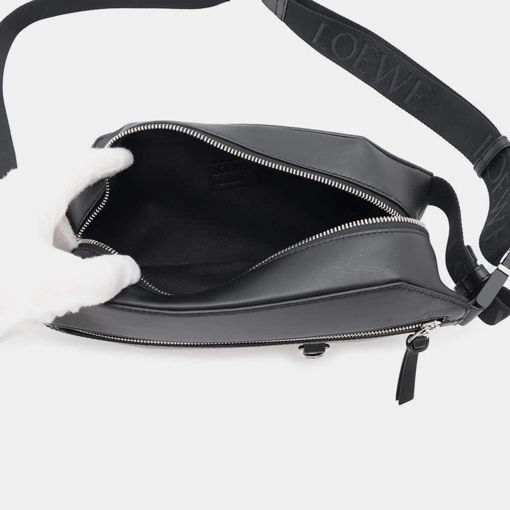 Loewe Loewe Black Classic Calf Leather Convertible Sling Bag 9