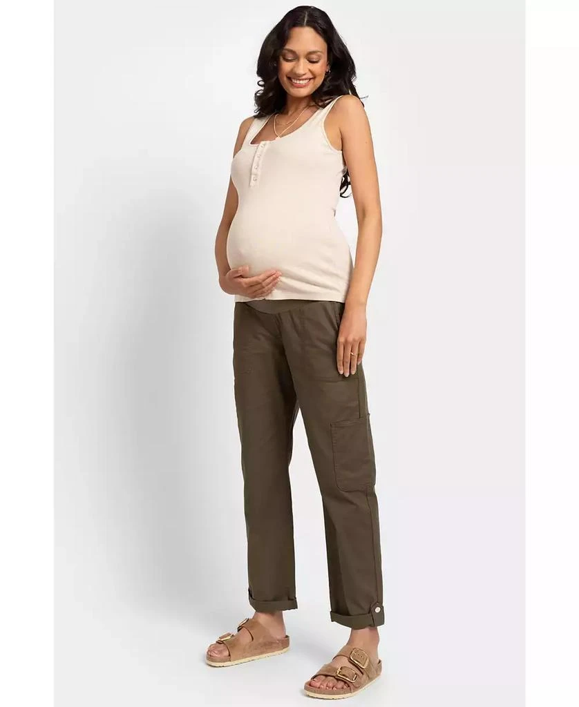 Seraphine Women's Under-Belly Cargo Maternity Pants 1