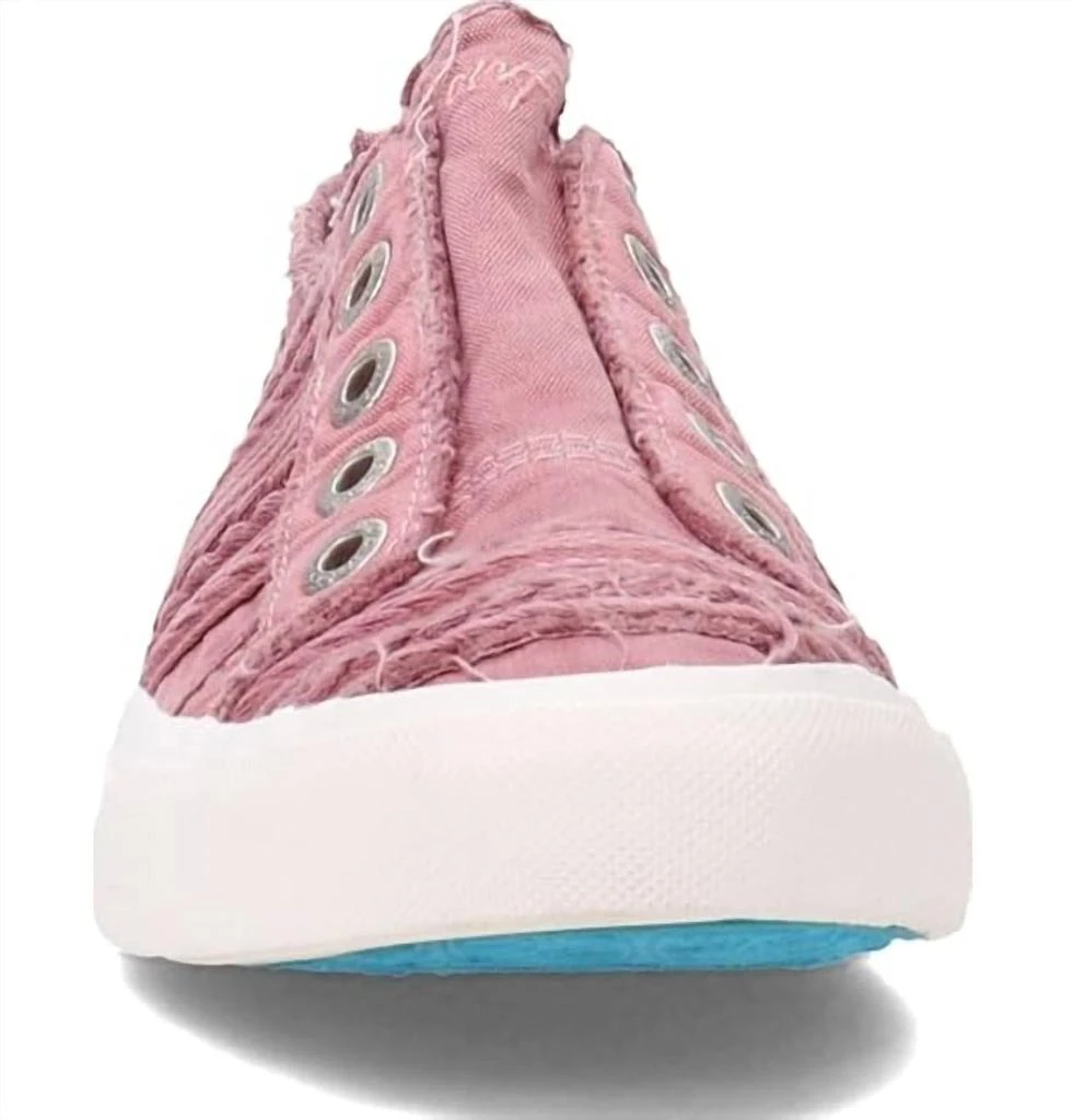 Blowfish Women's Parlane Canvas Sneakers In Acai Color Washed 4