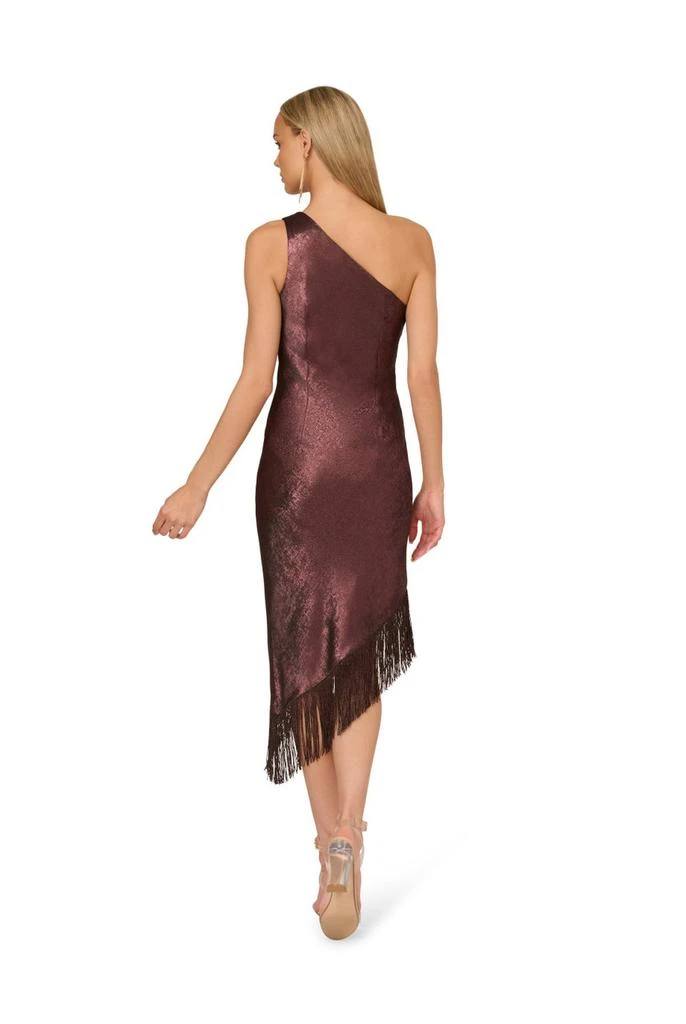 Adrianna Papell Foil woven cocktail dress 2