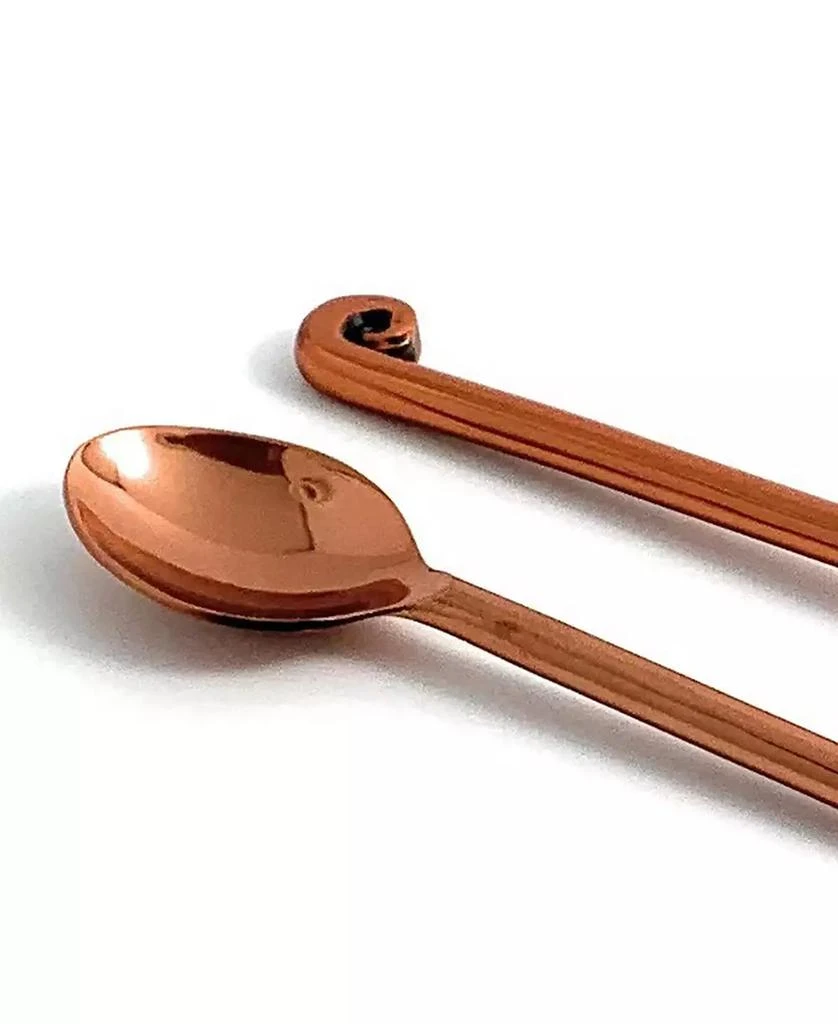 Vibhsa Copper Finish Teaspoons - Set of 6 2