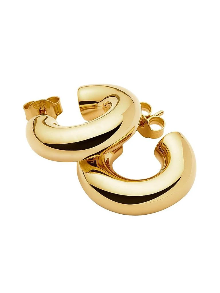 Missoma Chubby 18K-Gold-Plated Small Hoop Earrings 5