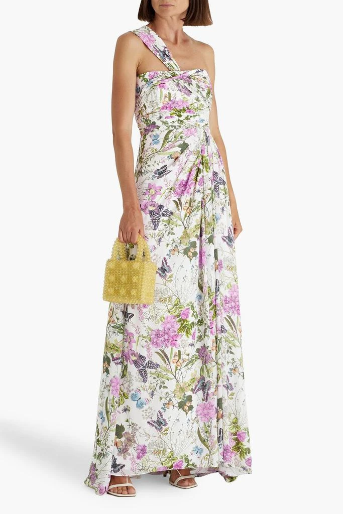 Shop One-shoulder floral-print crepe maxi dress on Sale at BeyondStyle   Get 50% Off One-shoulder floral-print crepe maxi dress with Limited-Time  Flash Deals, Exclusive Discounts, and Special Offers. Enjoy Unbeatable  Savings on