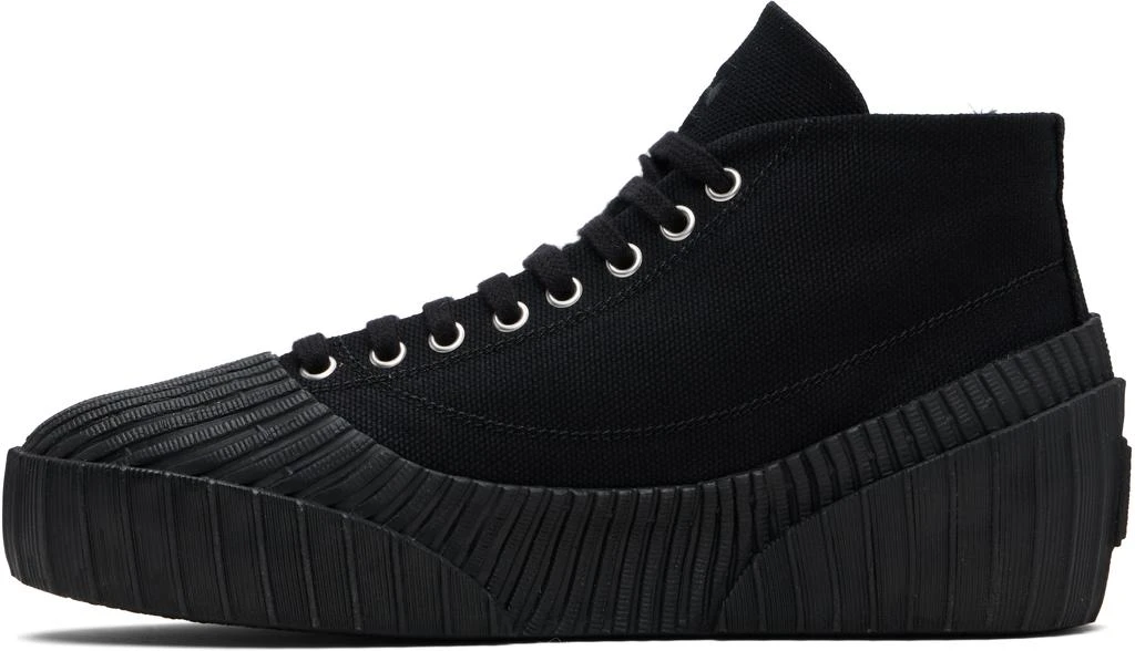 Balmain Black Riff Low Canvas Sneakers 3