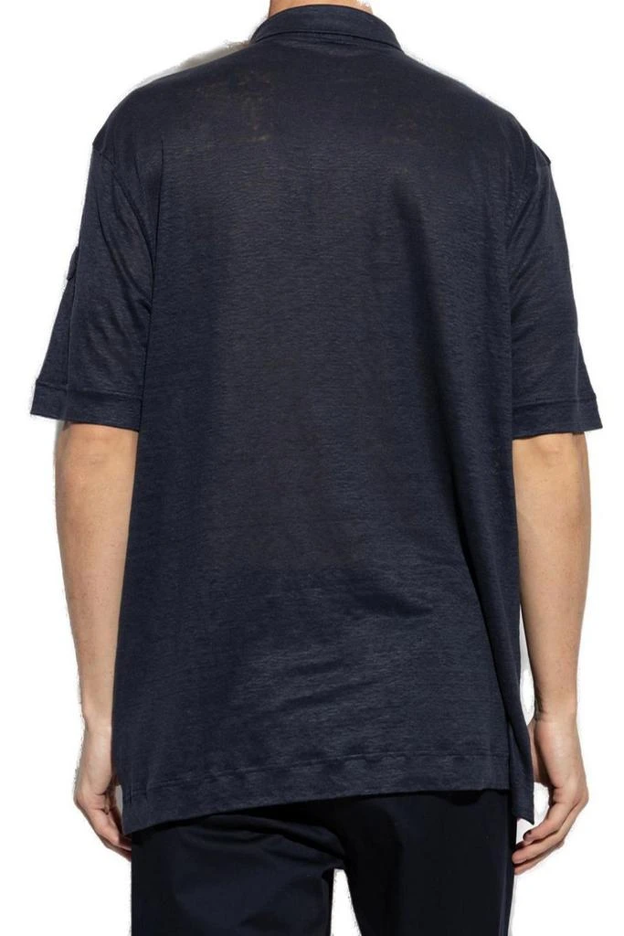 Moncler Moncler Button Detailed Short-Sleeved Polo Shirt 3