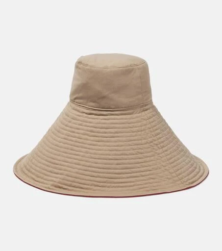 Jacquemus Le Chapeau Lagrima oversized sun hat 5