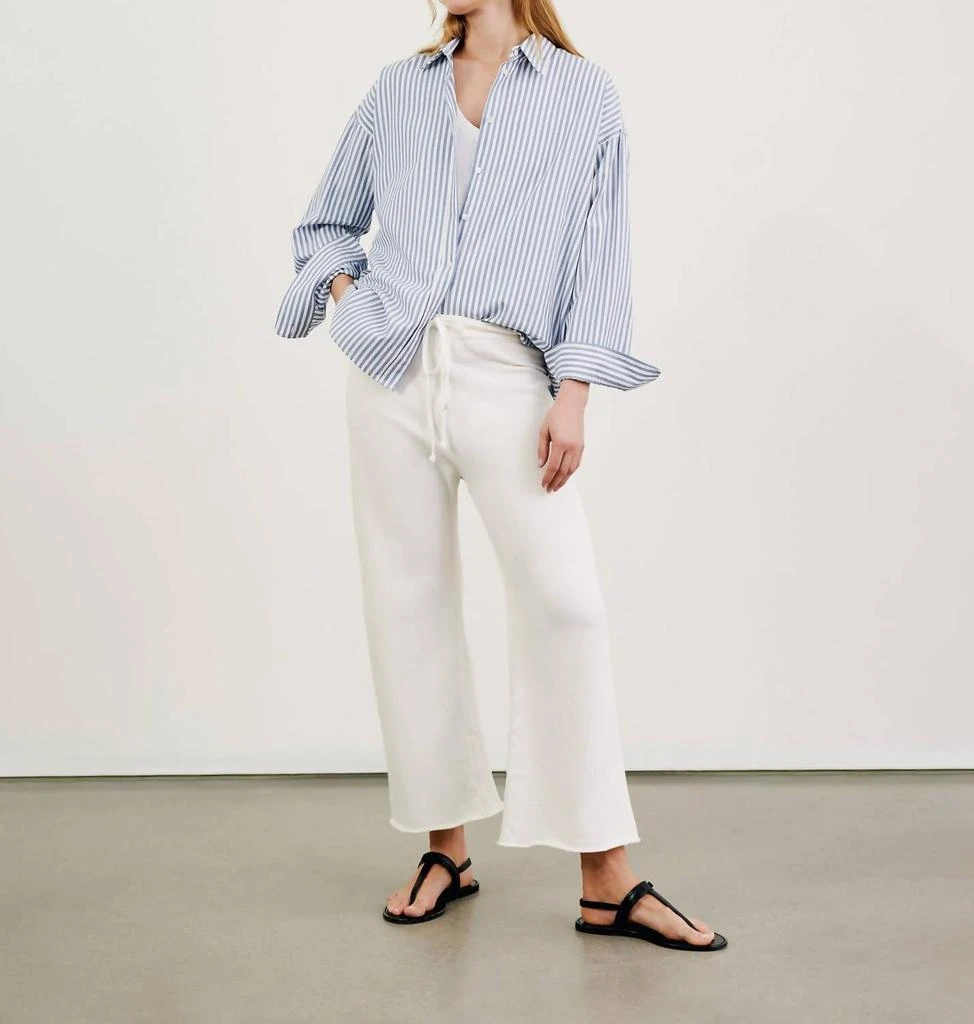 Nili Lotan Kiki Sweatpant In Chalk 1