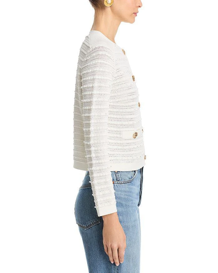 Milly Beaded Textured Cardigan Jacket 4