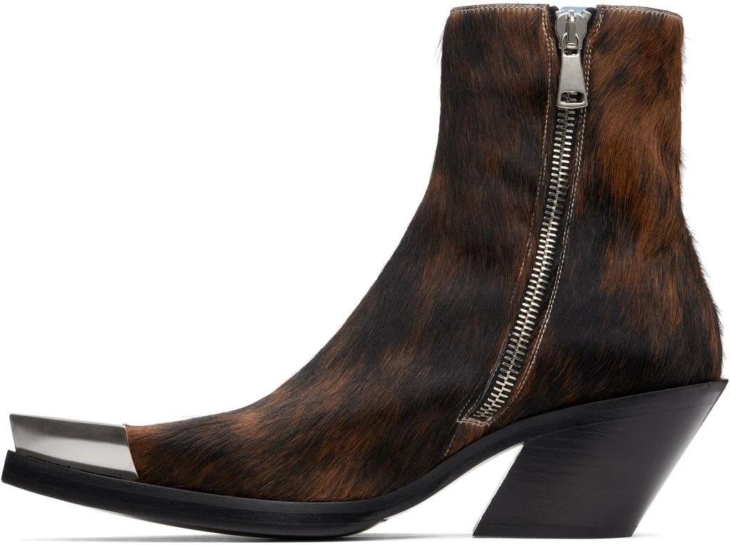 Achilles Ion Gabriel Brown Bang Ankle Boots 3