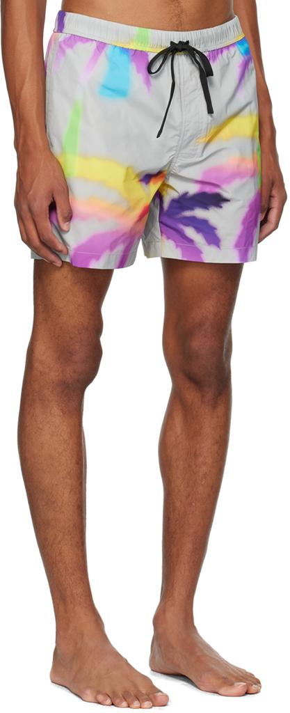 Double Rainbouu Gray Night Swim Shorts