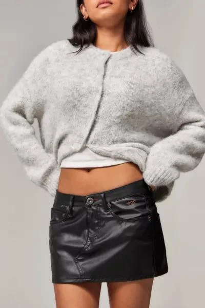 BDG BDG Ultimate Faux Leather Mini Skirt 1