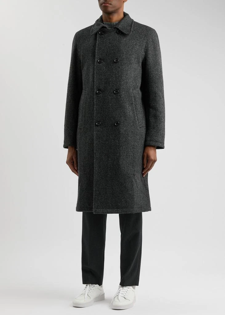 Oliver Spencer Big double-breasted wool coat 2