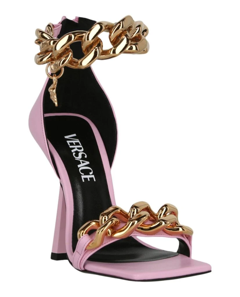 Versace Medusa Chain Leather Sandals 2