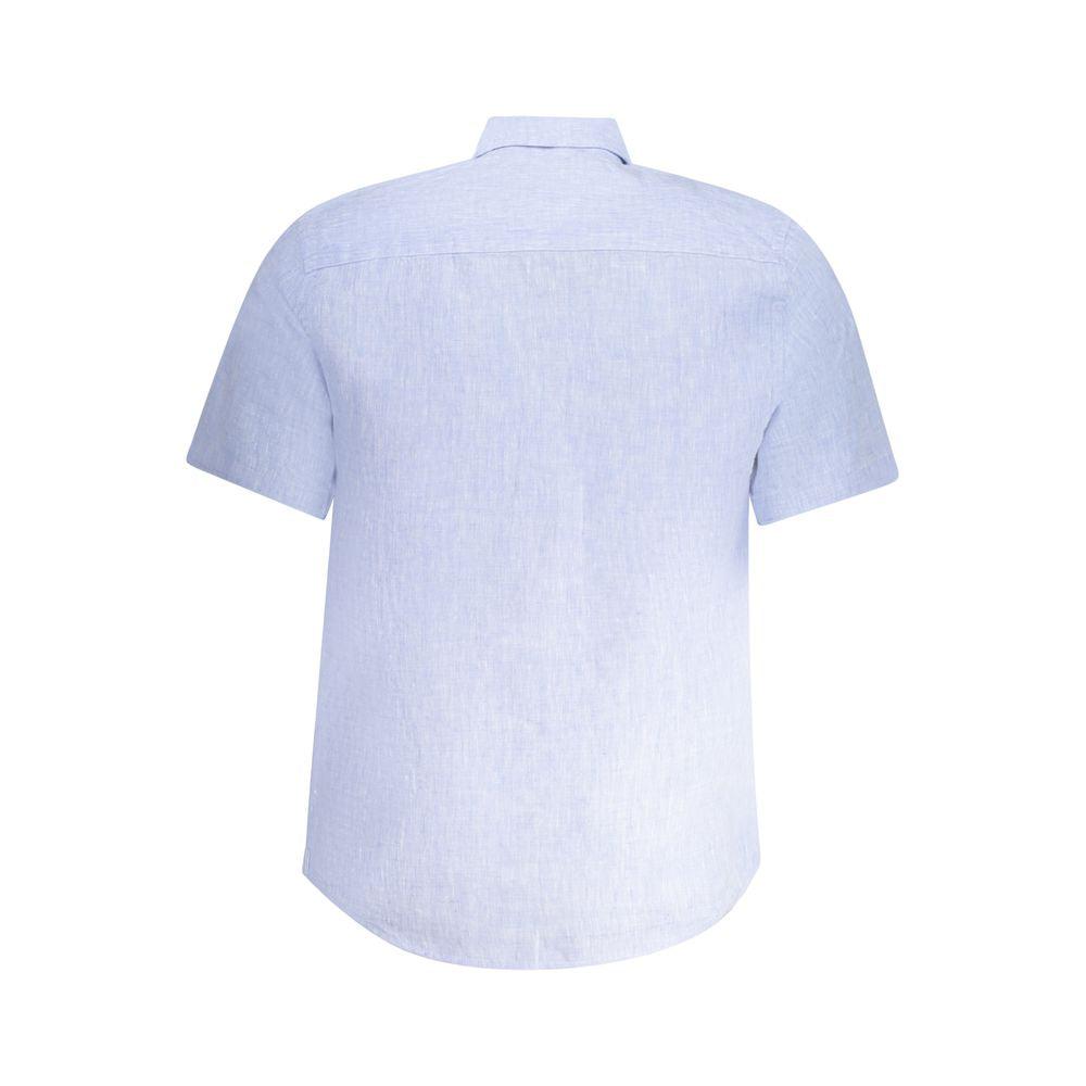 NORTH SAILS North Sails Blue Linen Shirt