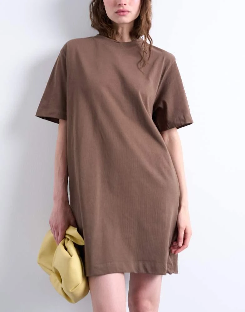 women's t shirt dresses Women's 100% Organic Cotton T-Shirt Dress L / Willow Green main image 1
