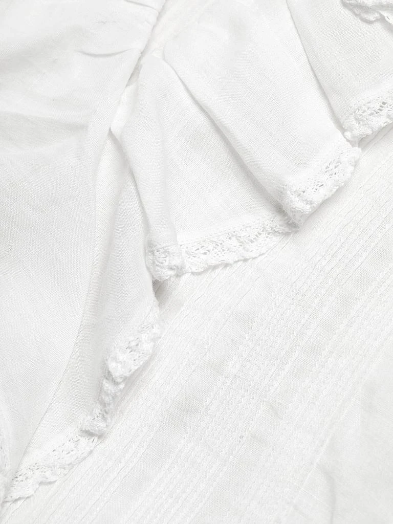 DÔEN Piper Belted Ruffled Minidress 8