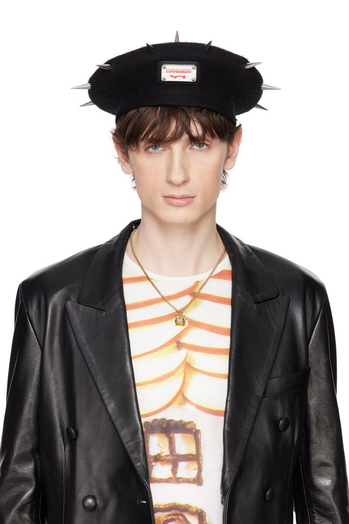 Charles Jeffrey Loverboy Gold Ears Beanie Charm Necklace