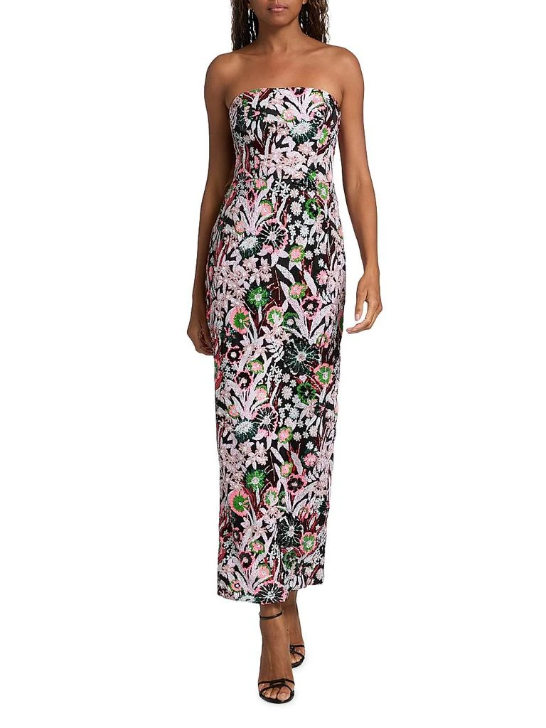 Shop Orion Pink Wildflower Sequined Strapless Gown on Sale at BeyondStyle   Get 63% Off Orion Pink Wildflower Sequined Strapless Gown with Limited-Time  Flash Deals, Exclusive Discounts, and Special Offers. Enjoy Unbeatable