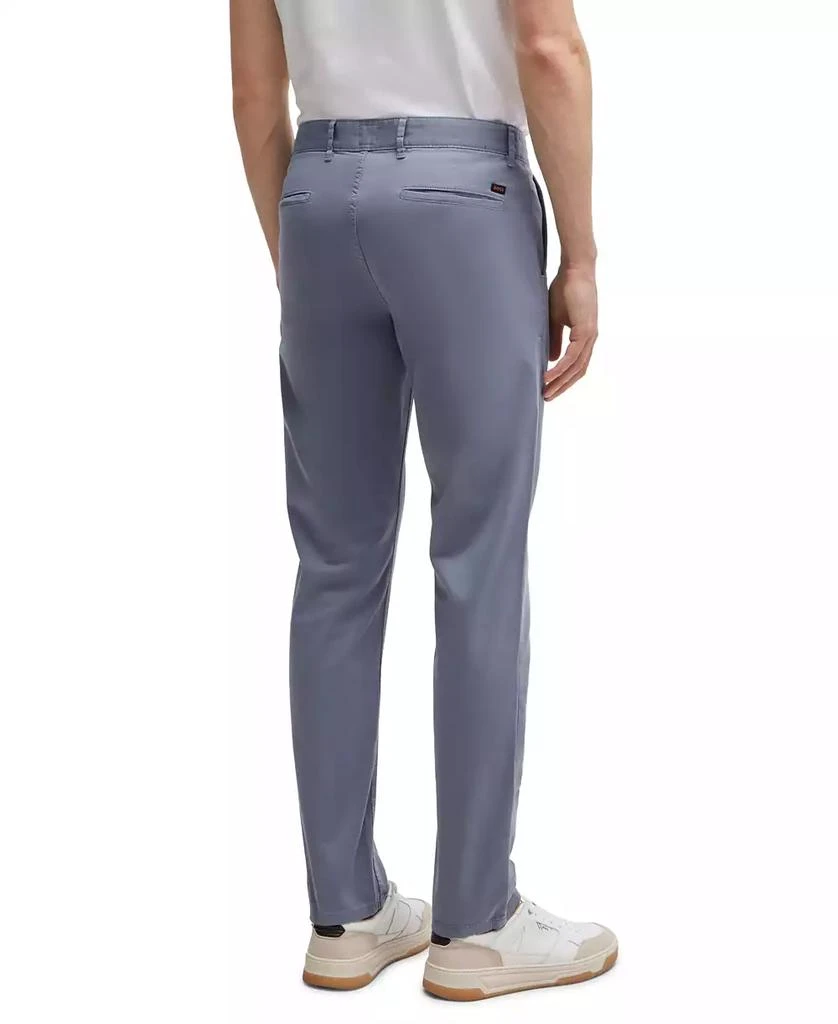 Hugo Boss Men's Stretch-Cotton Satin Slim-Fit Chinos 3