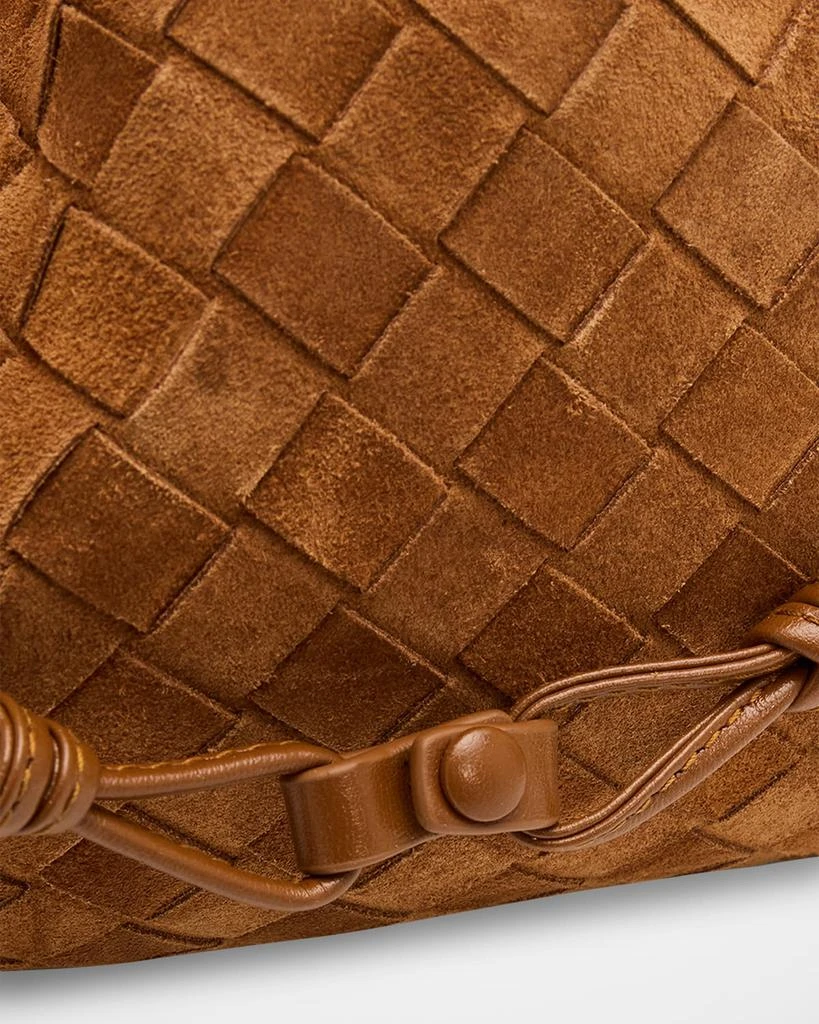Bottega Veneta Suede Drawstring Pouch Clutch Bag 5