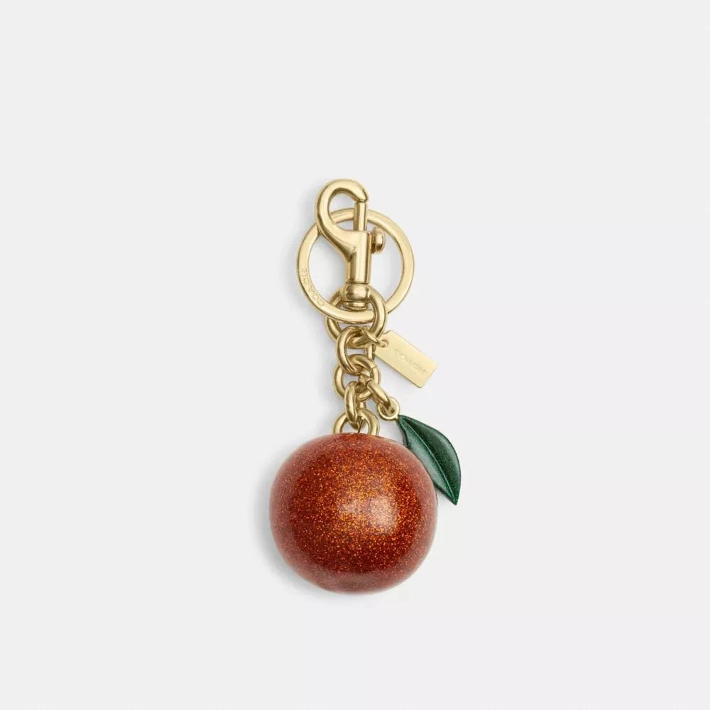 Coach Orange Bag Charm 1