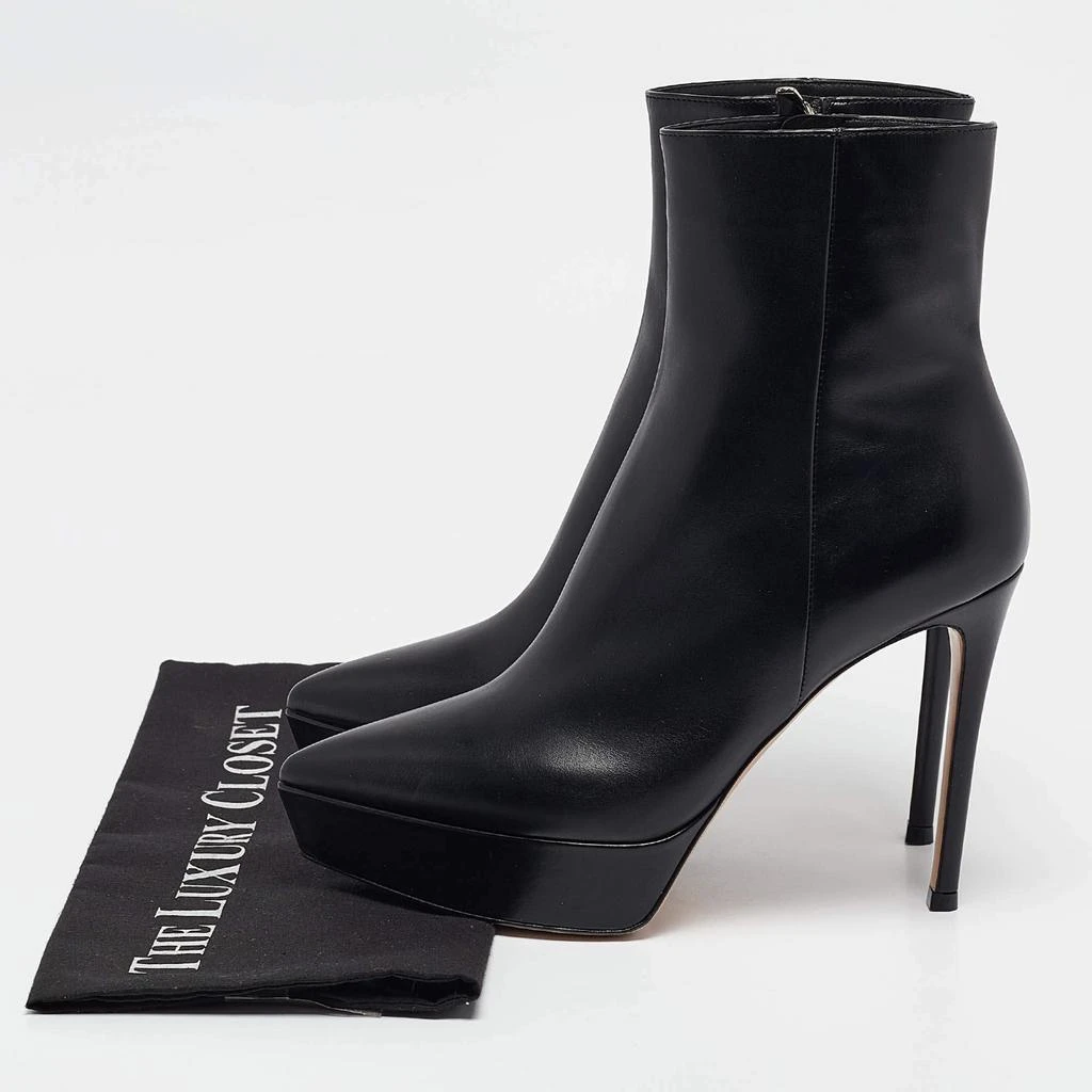 Gianvito Rossi Gianvito Rossi Black Leather Ankle Length Boots Size 38 9