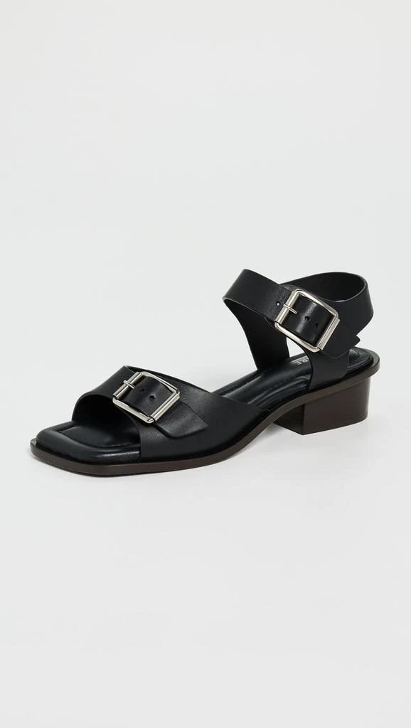 Lemaire Square Heeled Sandals With Straps 1