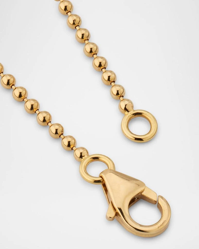 Roberto Coin Love In Verona 18K Yellow Gold Diamond Flower Lariat Necklace 4