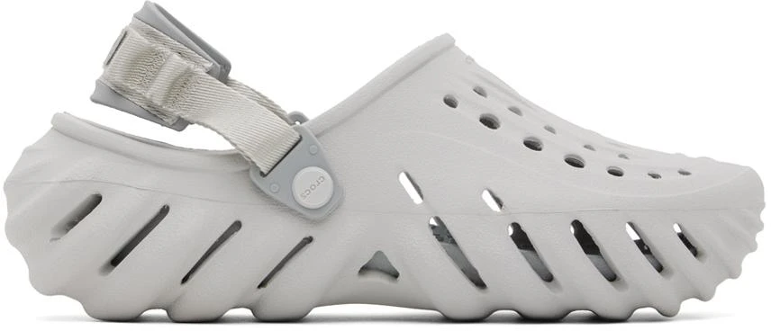 Crocs Gray Echo Clogs 1