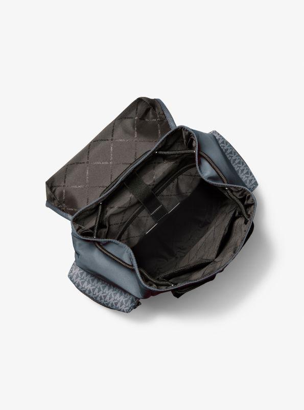 Michael Kors Cooper Signature Logo and Nylon Backpack
