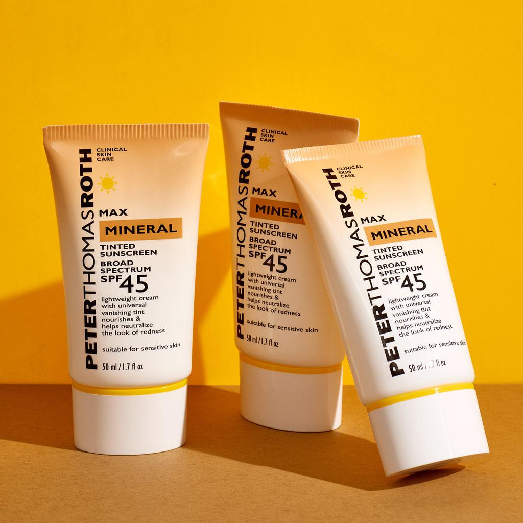 Peter Thomas Roth Max Mineral Tinted Sunscreen Broad Spectrum SPF 45|50 ml / 1.7 fl oz