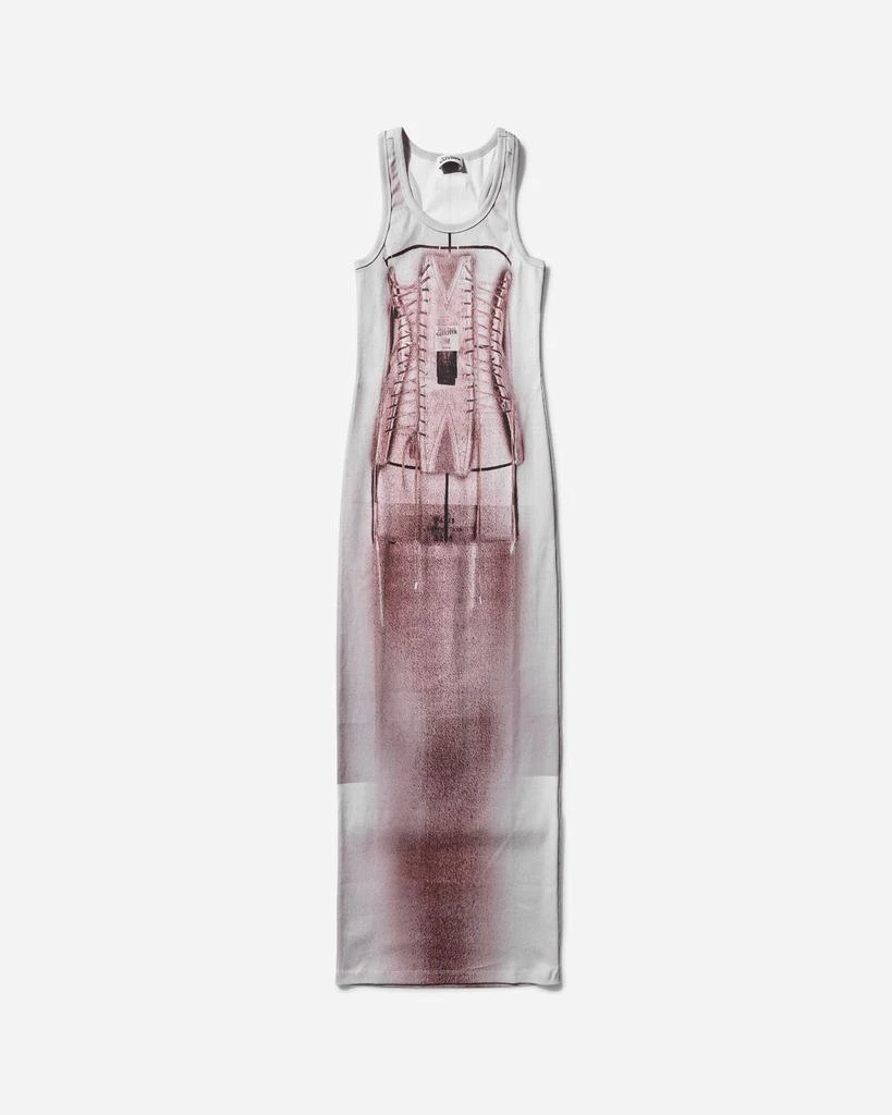 Jean Paul Gaultier Women's Trompe-l’œil Corset Knit Dress Pink 1