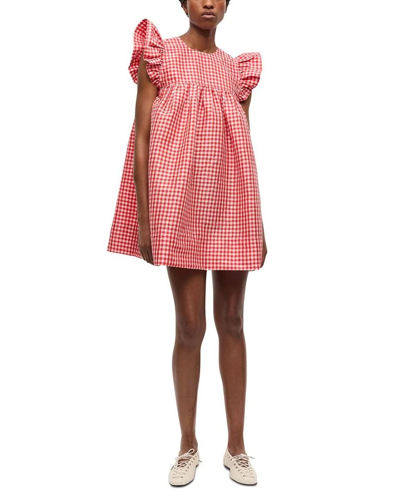 Ganni Gingham Mini Dress 1