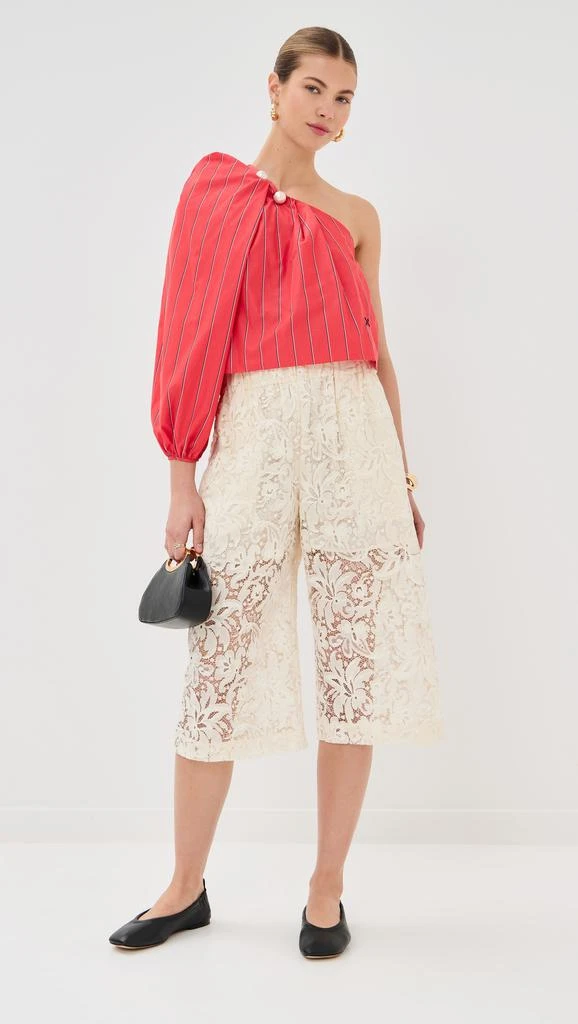 Nackiye Antiparos One Shoulder Shawl Top 4