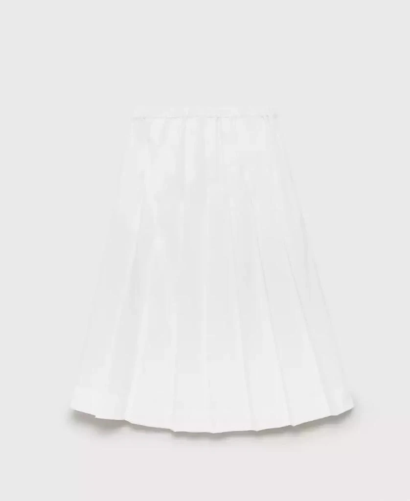 Mango Women's Cotton Pleated Skirt 2