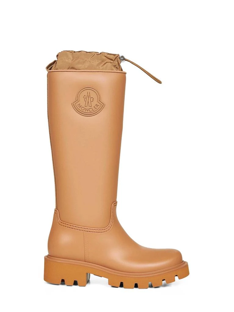 Moncler MONCLER | Light brown Kickstream High rain boots | Women | 38 1
