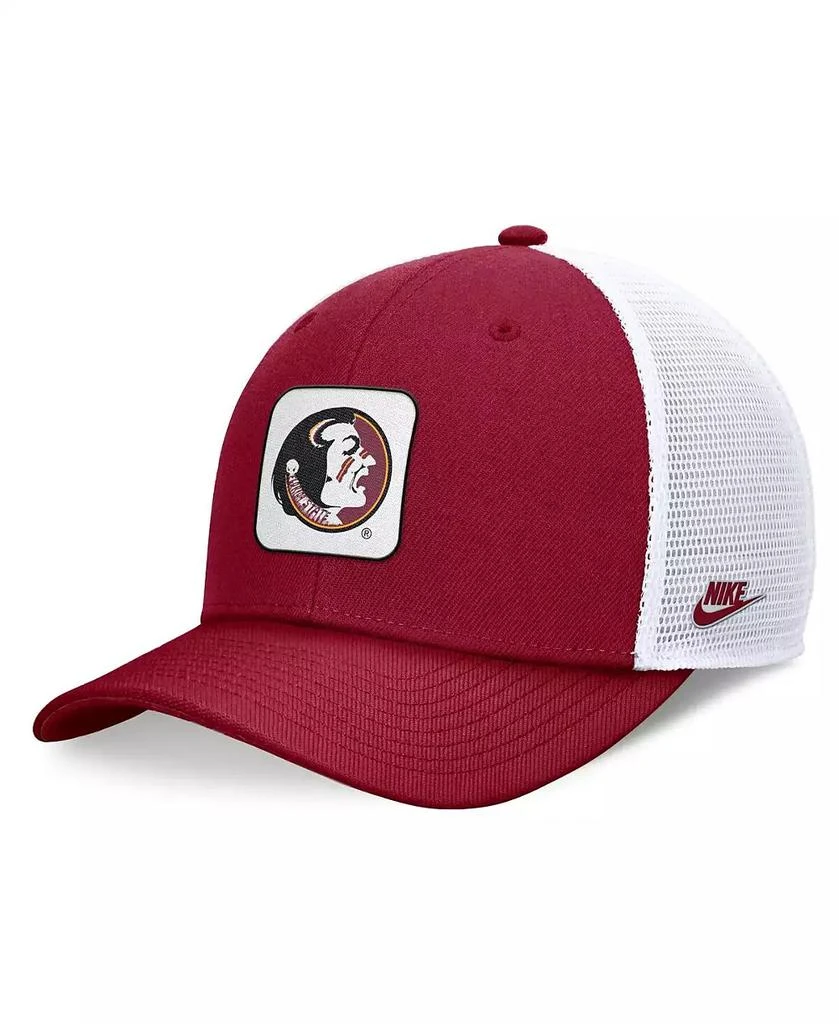 NIKE Men's Garnet/White Florida State Seminoles Legacy Rise Mascot Trucker Adjustable 1