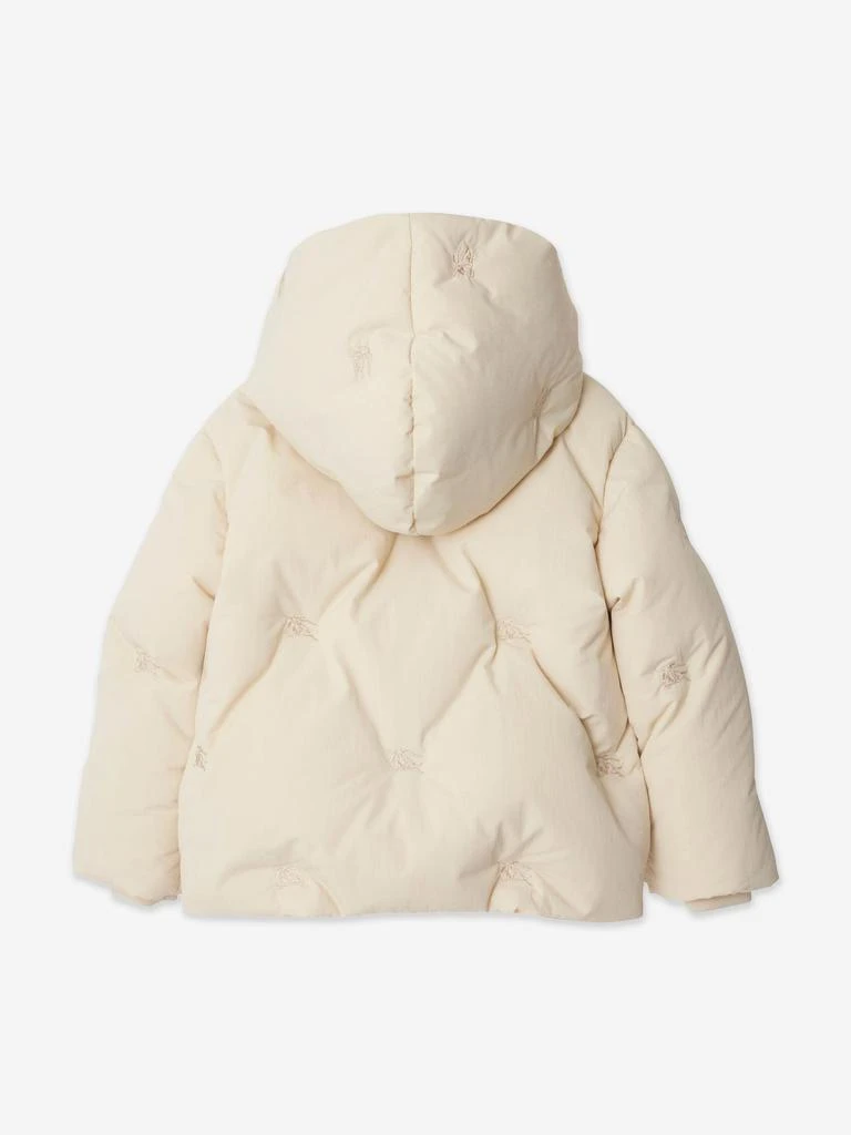 Burberry Kids Burberry Girls Clara Puffer Jacket in Ivory 3