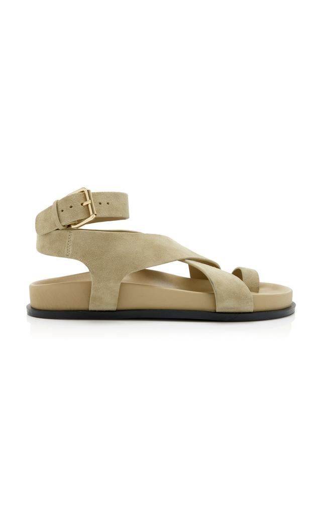 A.Emery A.Emery - Jalen Suede Sandals - Ivory - IT 35 - Moda Operandi
