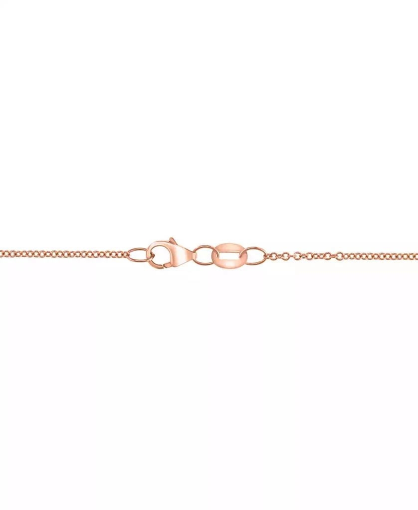 Effy EFFY® Ruby (2-1/3 ct. t.w.) & Diamond (3/8 ct. t.w.) Swirl 18" Pendant Necklace in 14k Rose Gold 8
