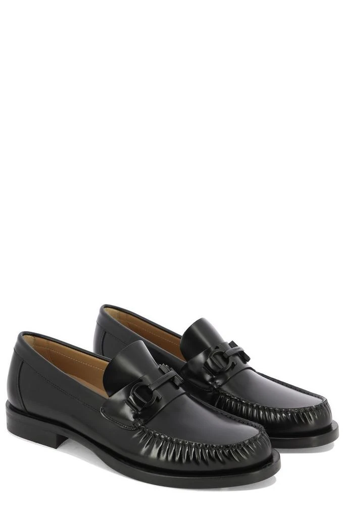 Salvatore Ferragamo Ferragamo Fort Gancini Plaque Loafers 3