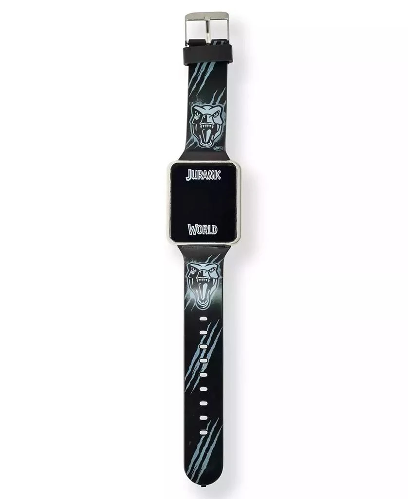 Accutime Jurassic Park Kid's Touch LED Screen Black Silicone Strap Watch, 36mm x 33 mm 3