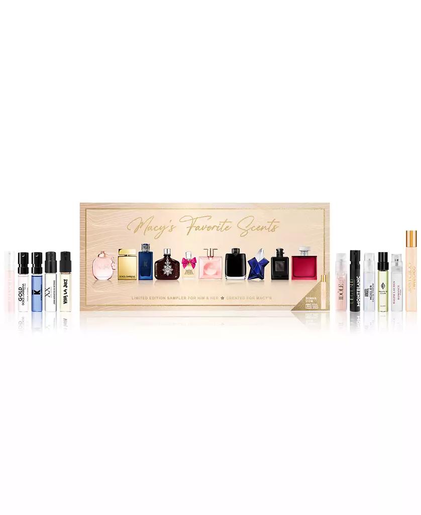 Created For Macy's 11-Pc. Macy's Favorite Scents Fragrance Sampler with Travel Spray For Him & Her, Exclusively at Macy's