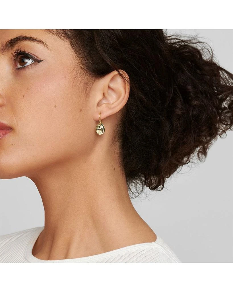 Ippolita 18K Yellow Gold Classico Crinkle Drop Earrings 2