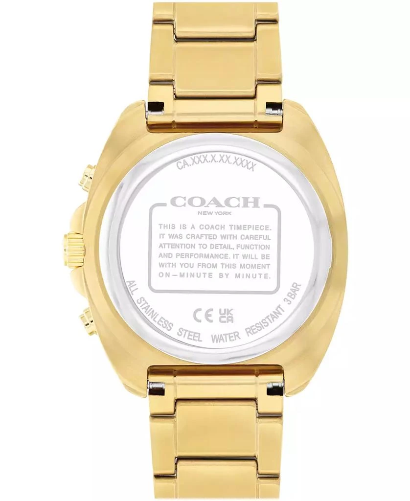 Coach Men's Charter Two-Tone Stainless-Steel Bracelet Watch, 39mm 3