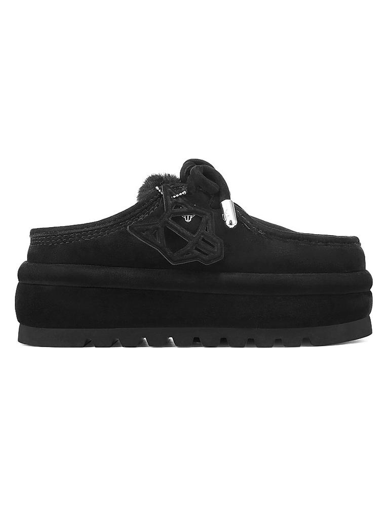 Naked Wolfe Blizzard Suede Shearling Slip-On Shoes