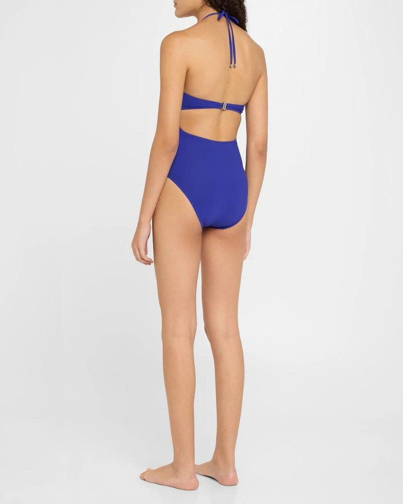 Shan Ruffled Bandeau One-Piece Swimsuit 3