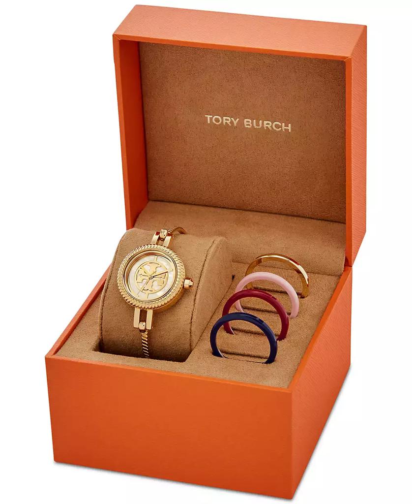 Tory Burch Women's Reva Gold-Tone Stainless Steel Bangle